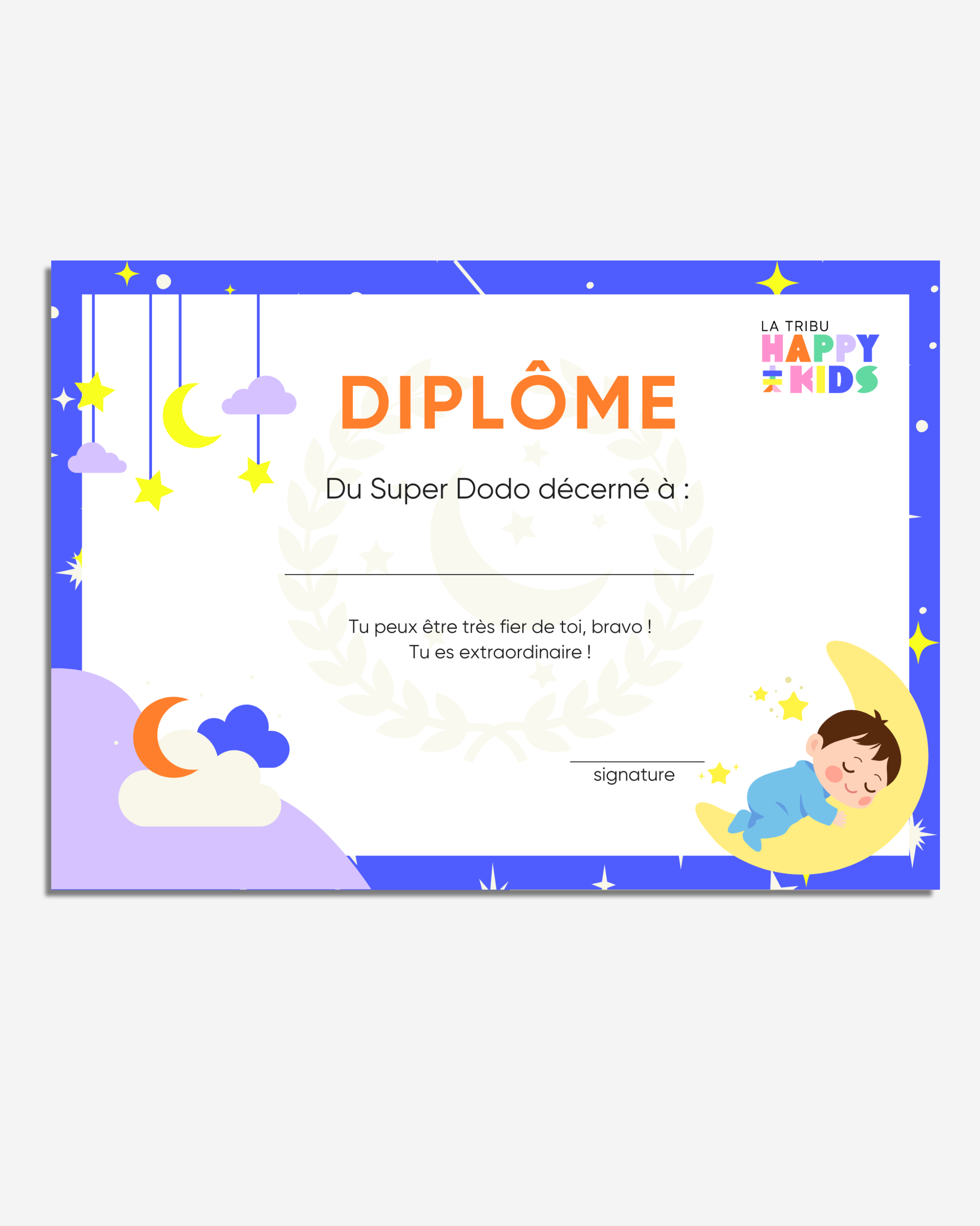 Diplôme du Super Dodo