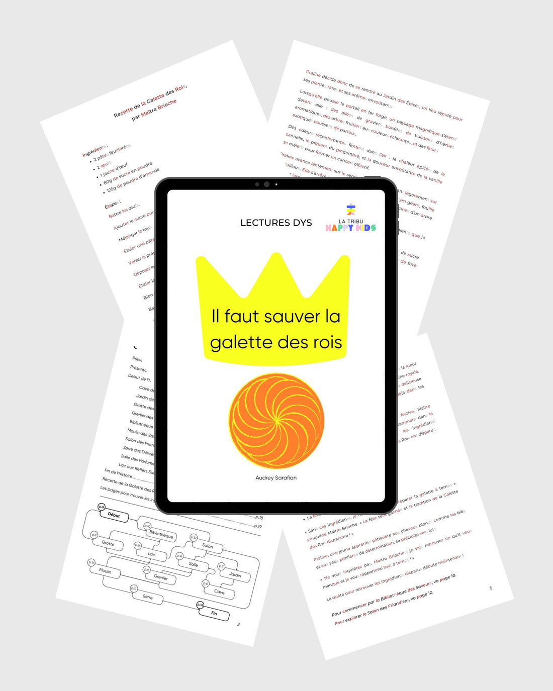 Lectures DYS : Il faut sauver la galette des rois !